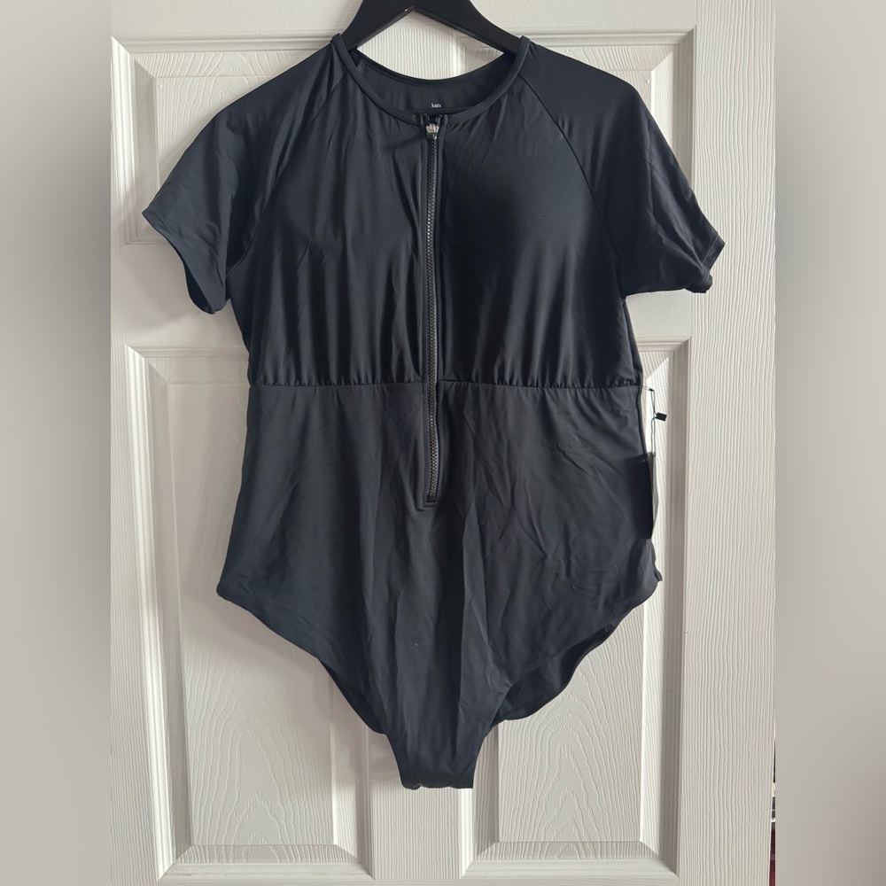 BNWT Knix Cap-Sleeve One Piece Swimsuit 3X XXXL